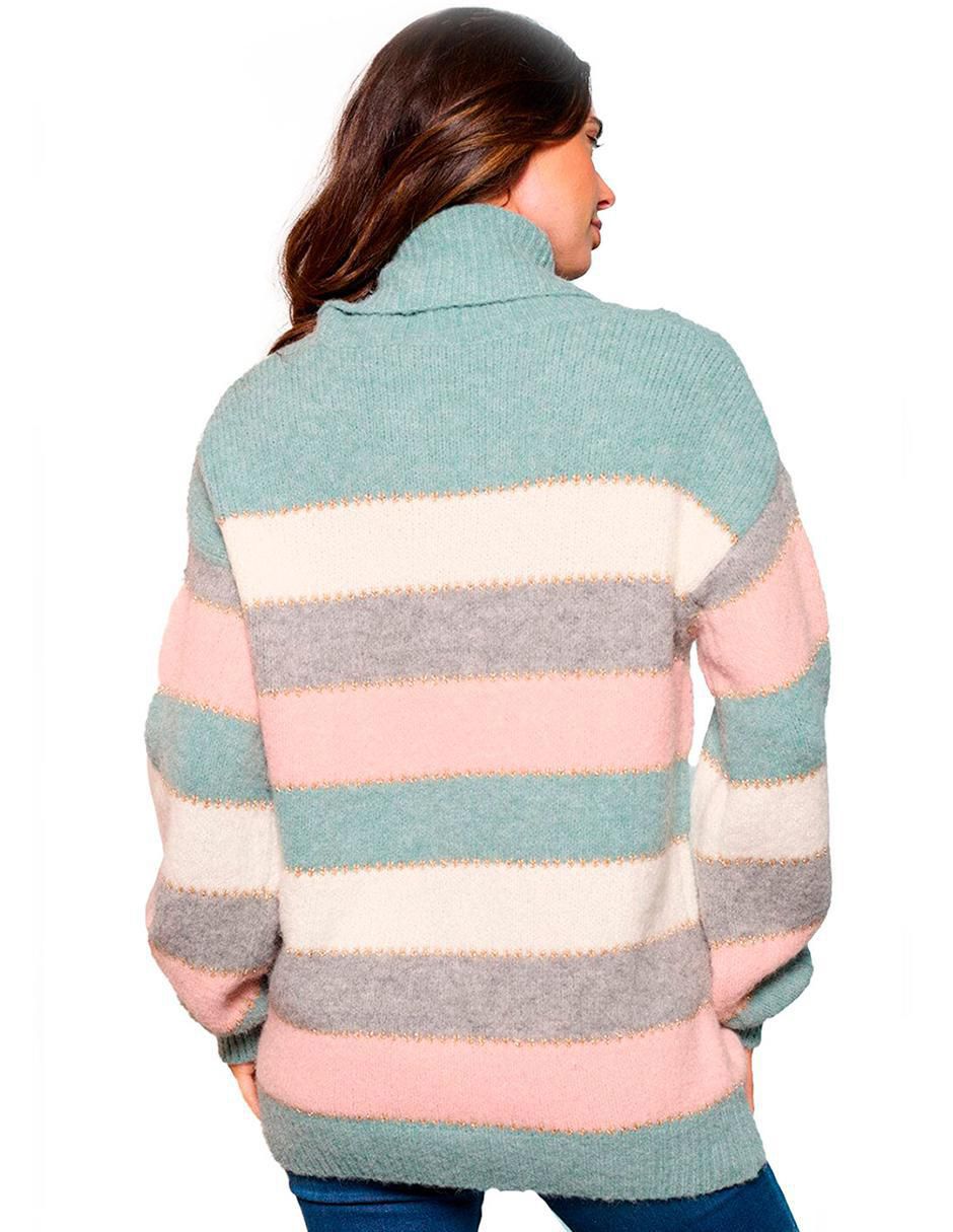 Suéter cuello tortuga para mujer 4
