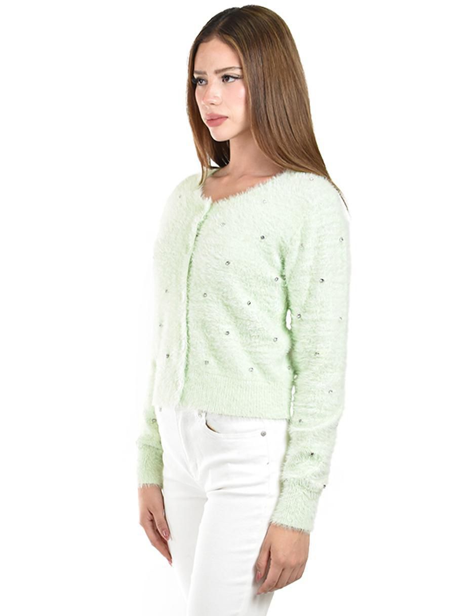 Suéter cuello redondo para mujer 5