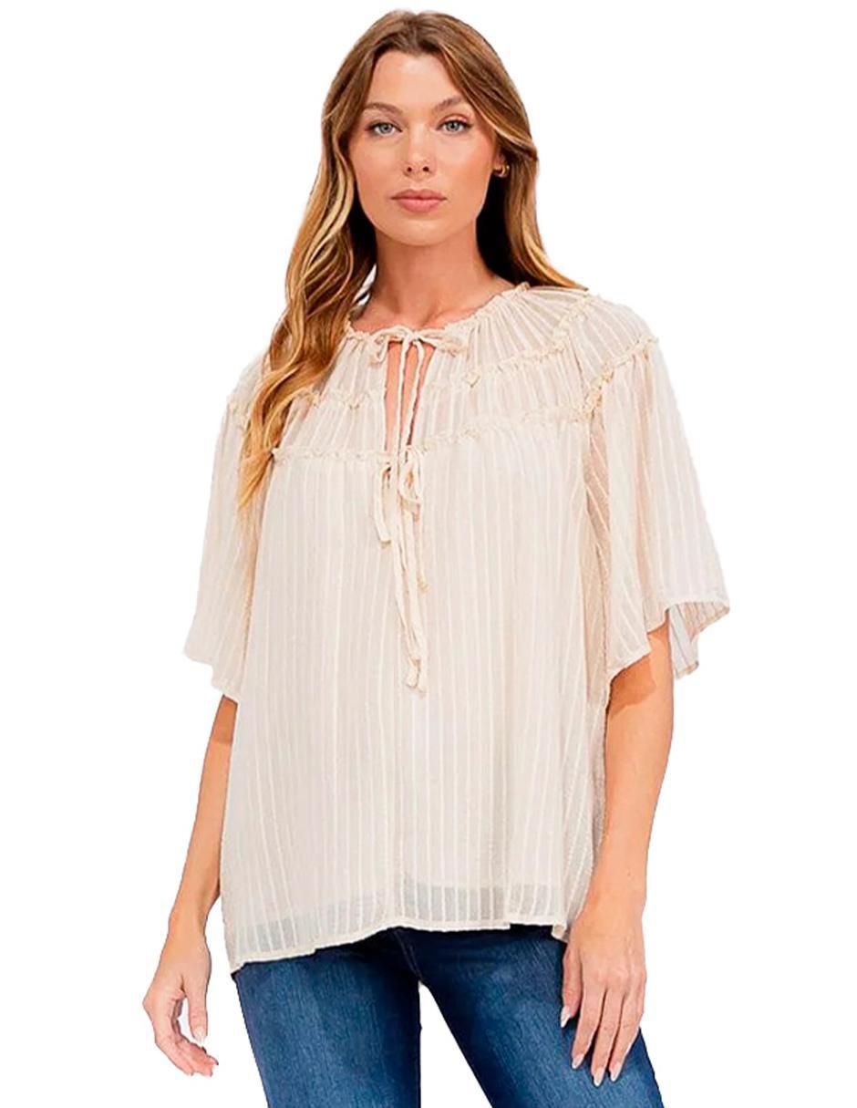 Blusa manga corta para mujer 1