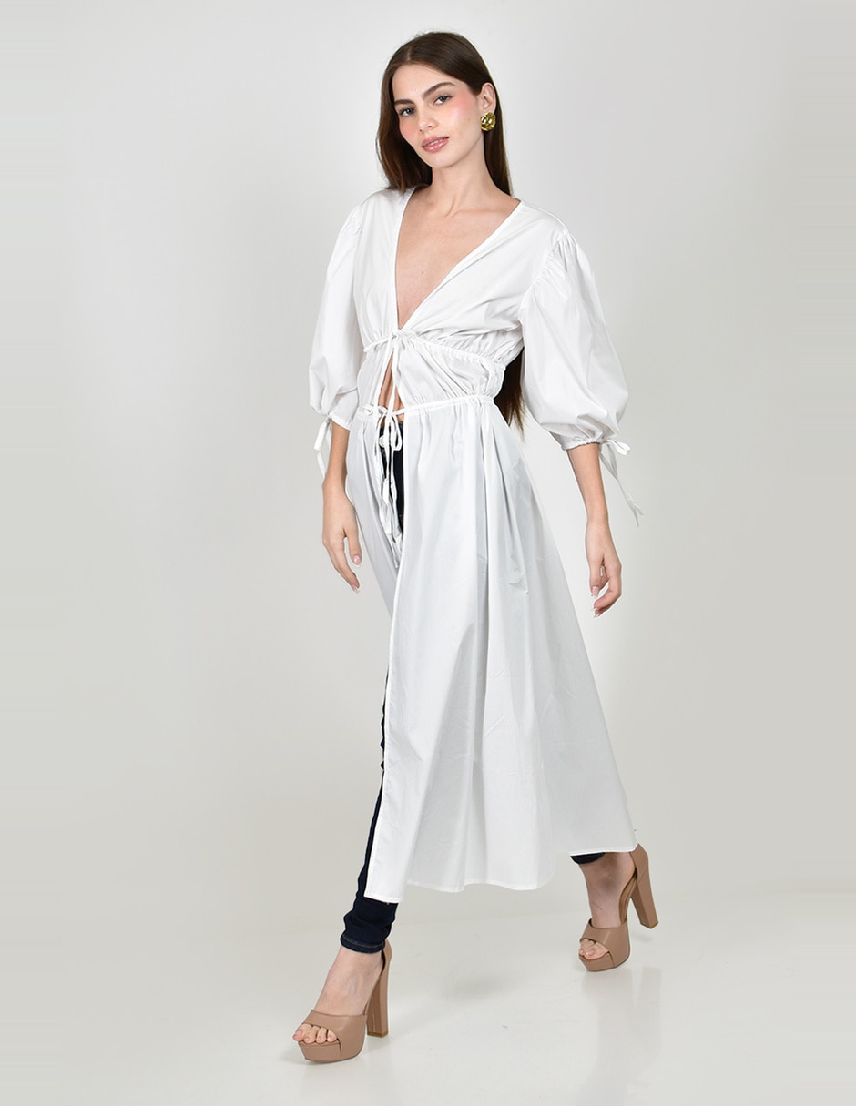 Blusa manga al codo para mujer 5