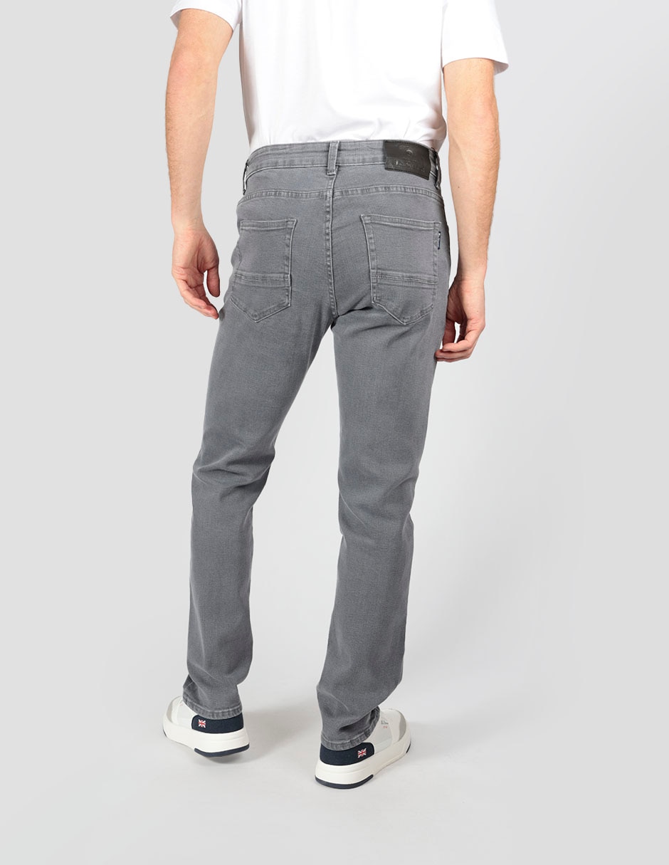 Pantalón business casual slim de algodón para hombre 5
