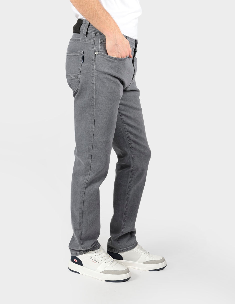 Pantalón business casual slim de algodón para hombre 3