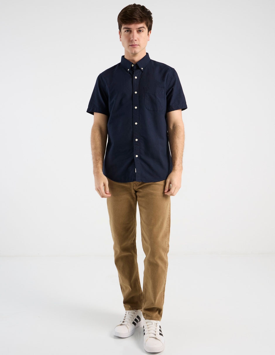 Camisa casual American Eagle manga corta para hombre