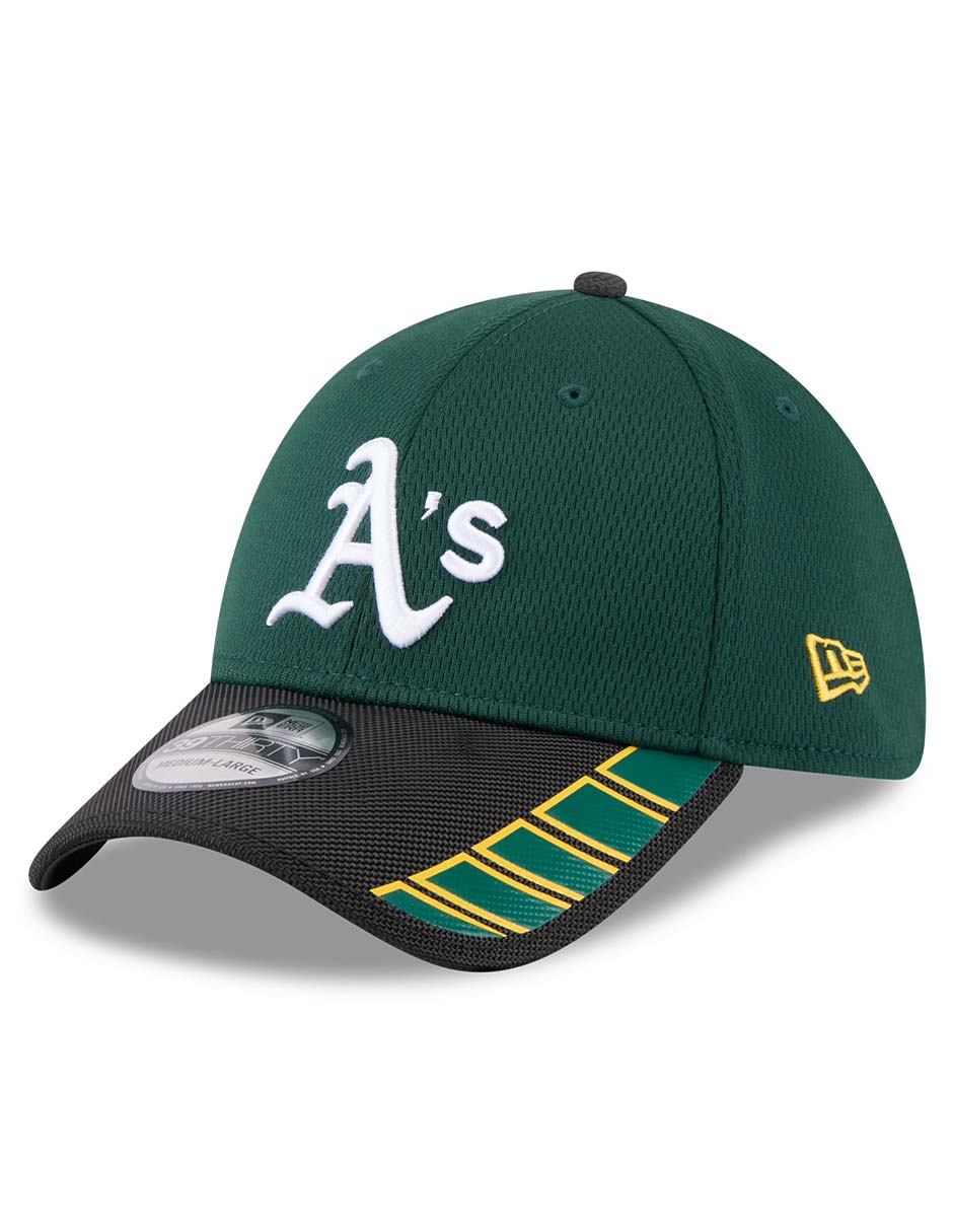 Gorra visera curva cerrada para béisbol Ne Leisure Oakland Athletics para adulto