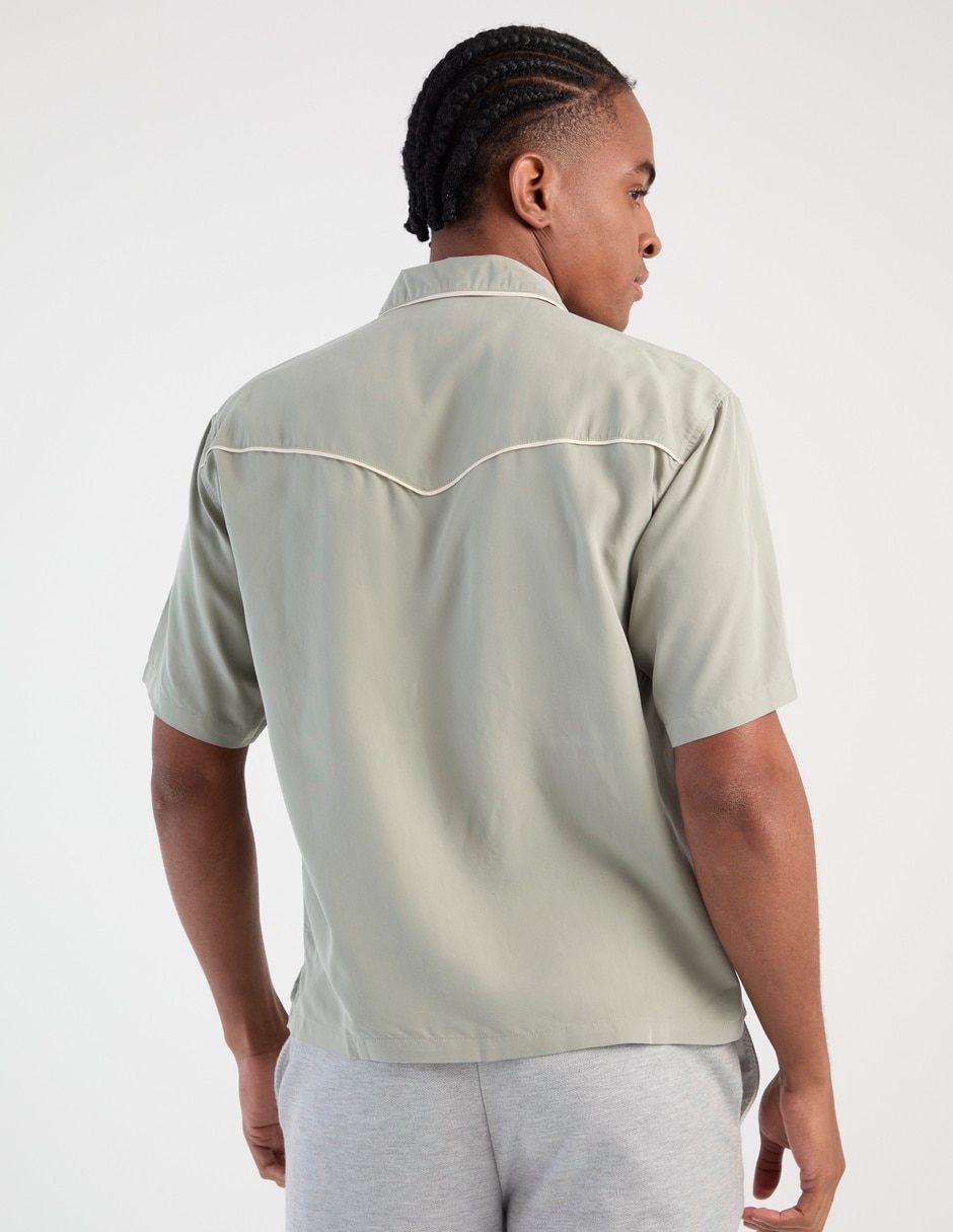 Camisa casual manga corta para hombre