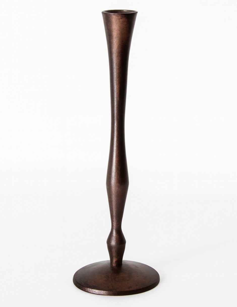 Portavela cast 11cm plateado 1