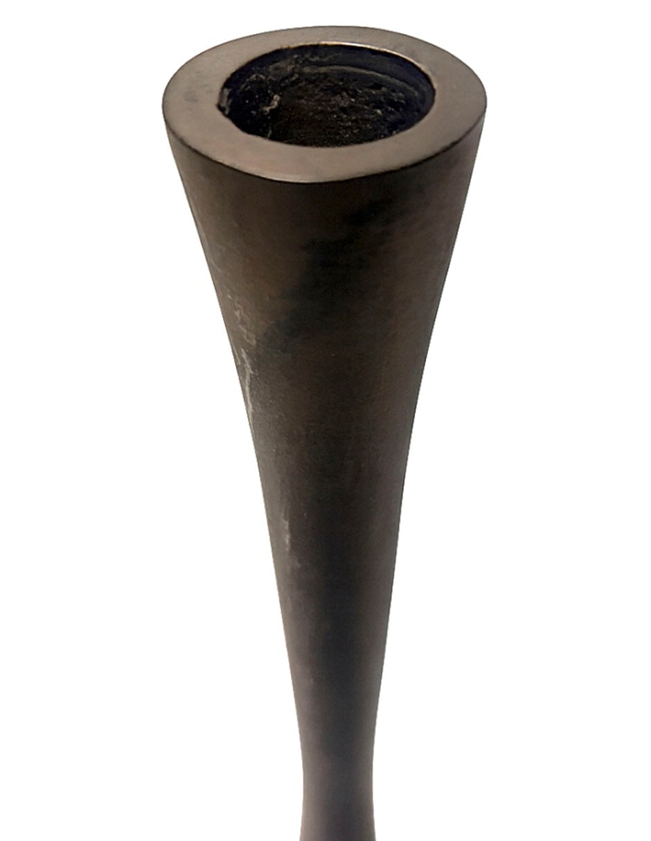 Portavela cast 11cm plateado 2
