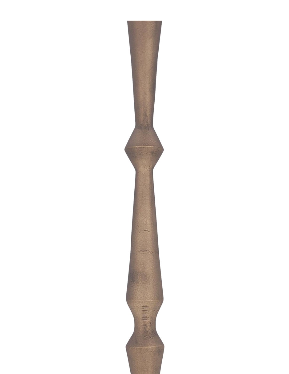 Portavela cast 11cm plateado 3