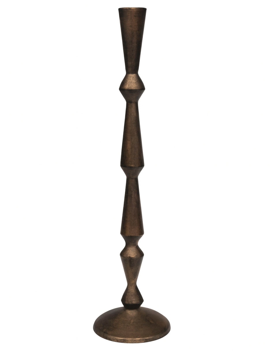 Portavela cast 11cm plateado 1