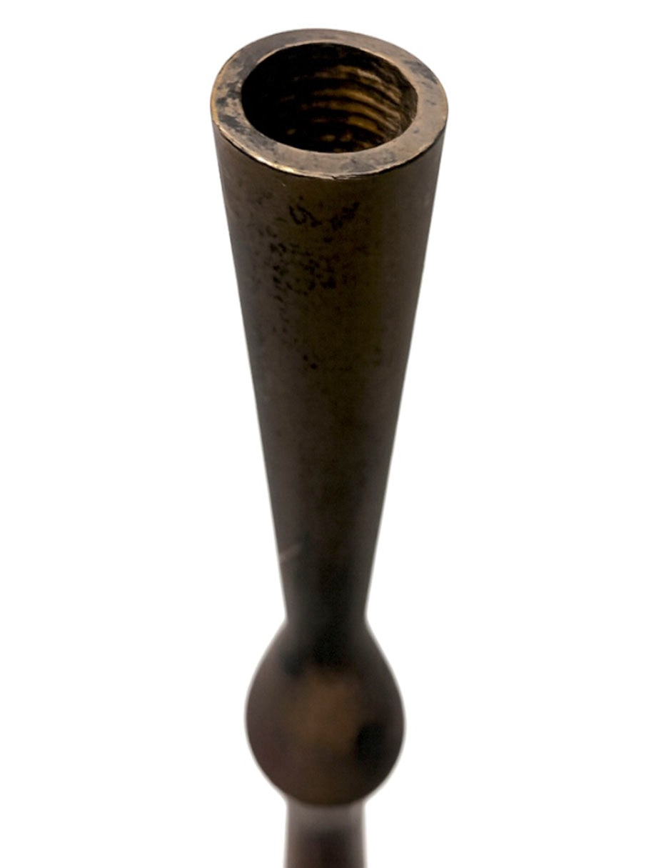 Portavela cast 11cm plateado 2