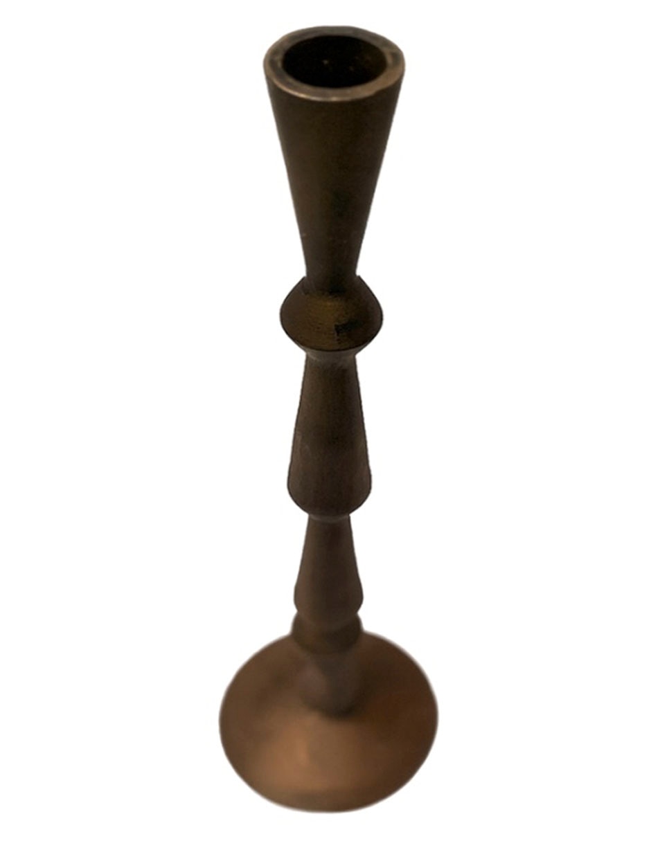 Portavela cast 11cm plateado 3