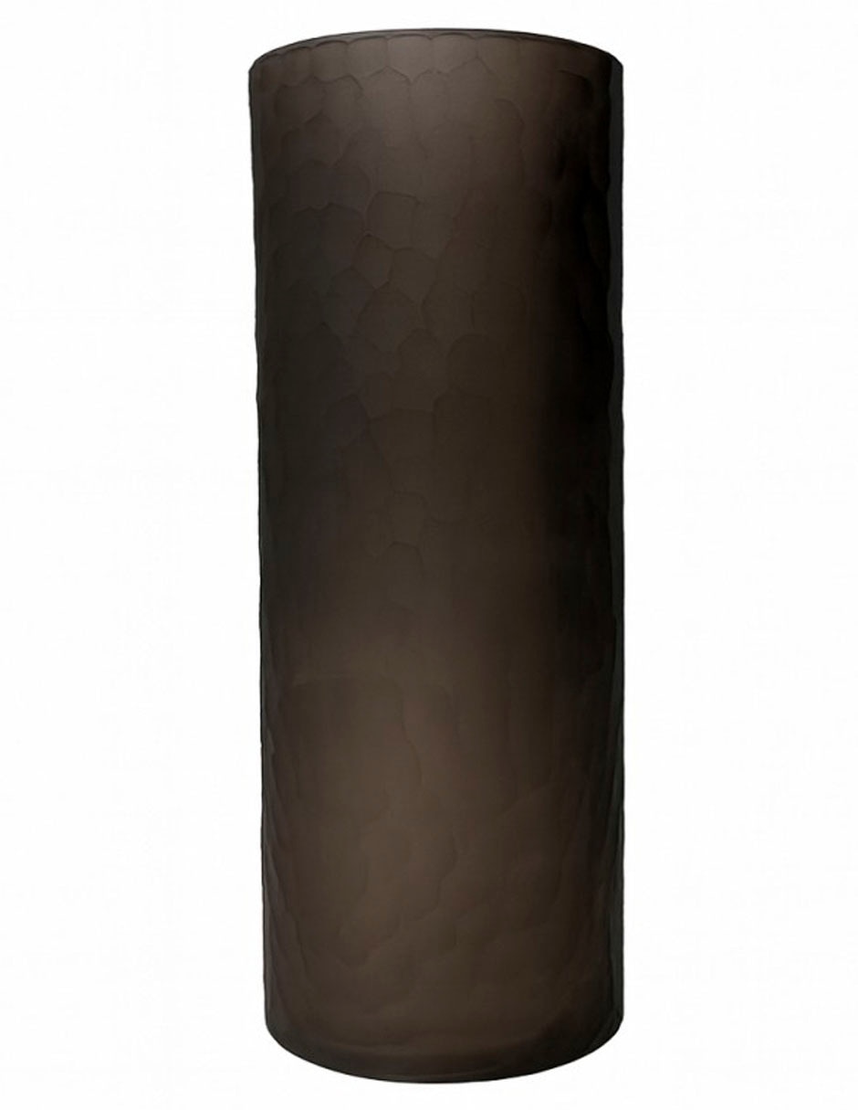 Jarrón carved 12cm café