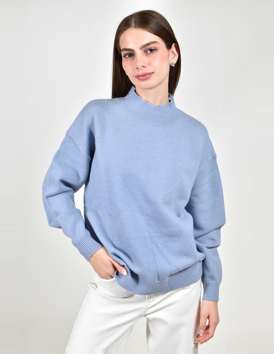 Suéter cuello alto para mujer 1