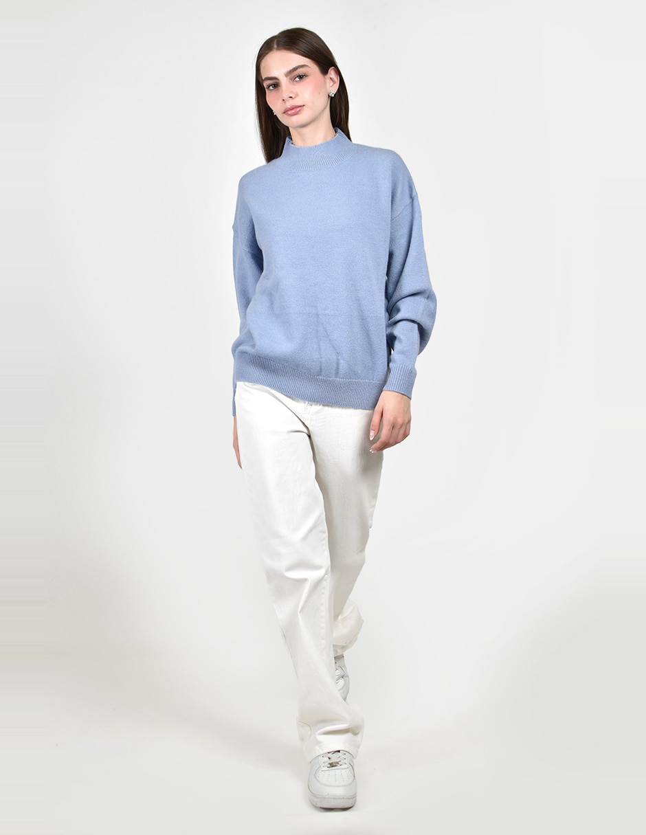 Suéter cuello alto para mujer 7