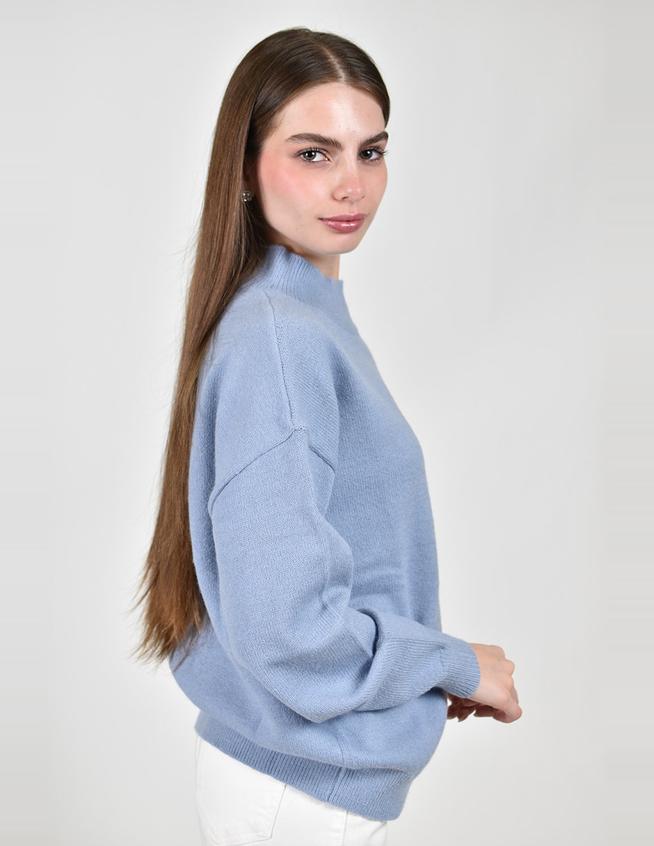 Suéter cuello alto para mujer 8