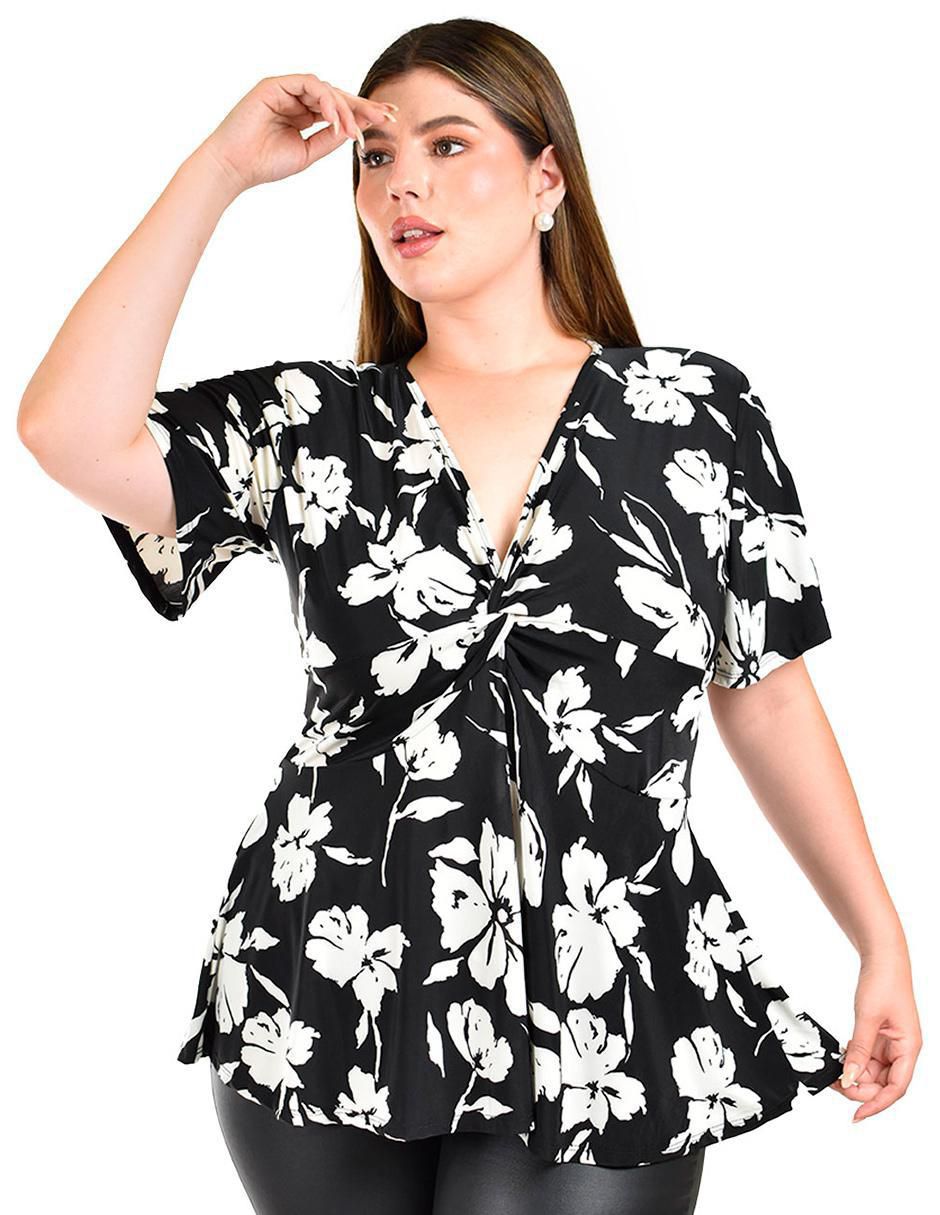 Blusa manga corta para mujer 1