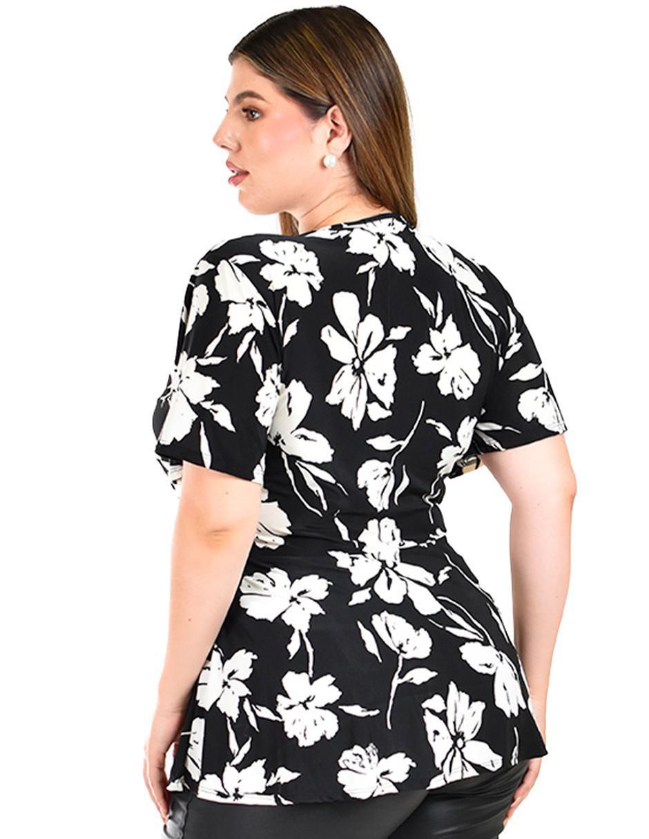Blusa manga corta para mujer 7