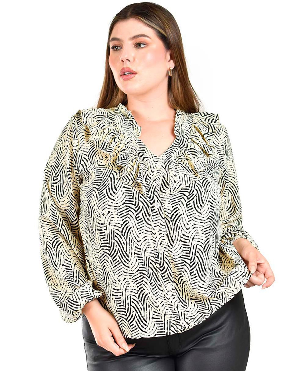 Blusa manga larga para mujer 1