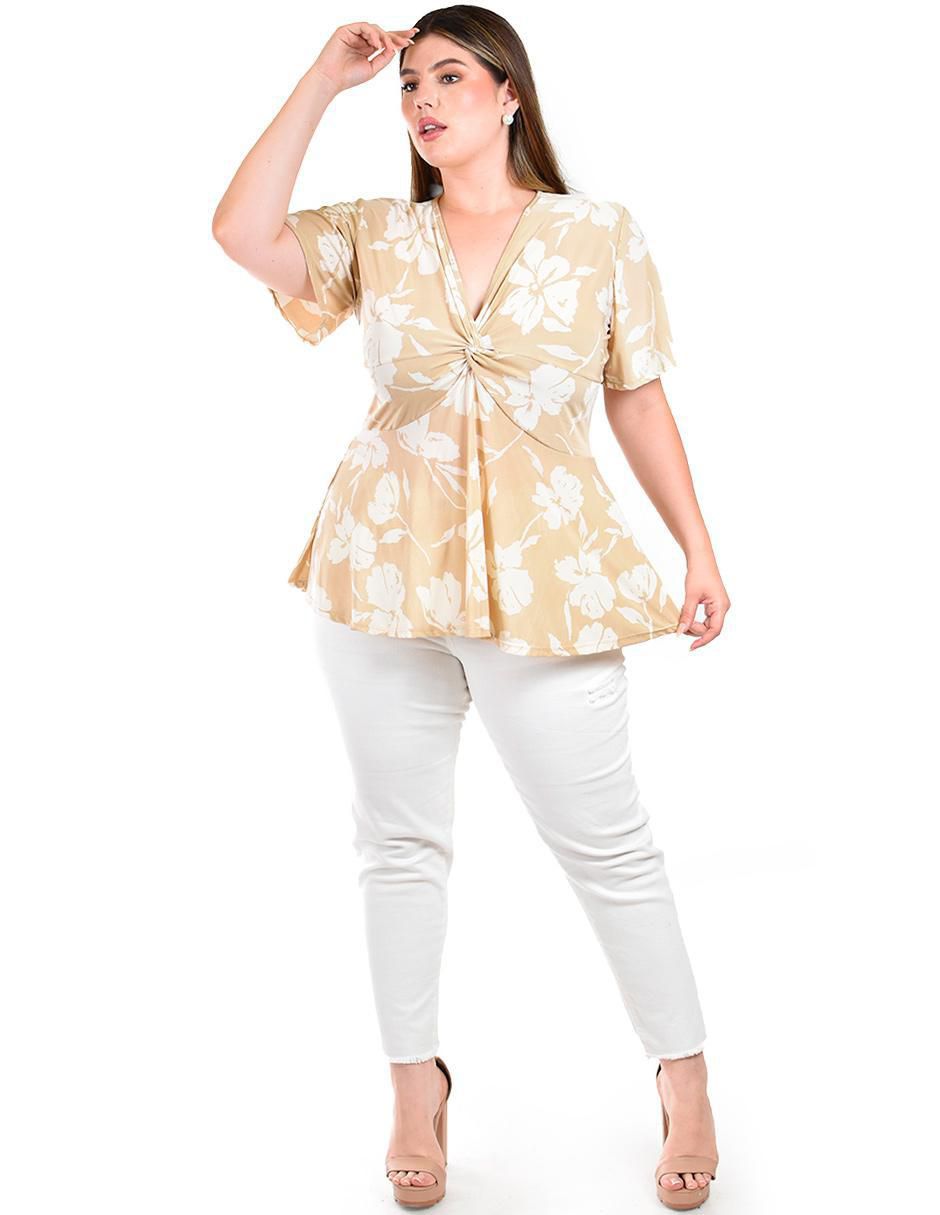 Blusa manga corta para mujer 8