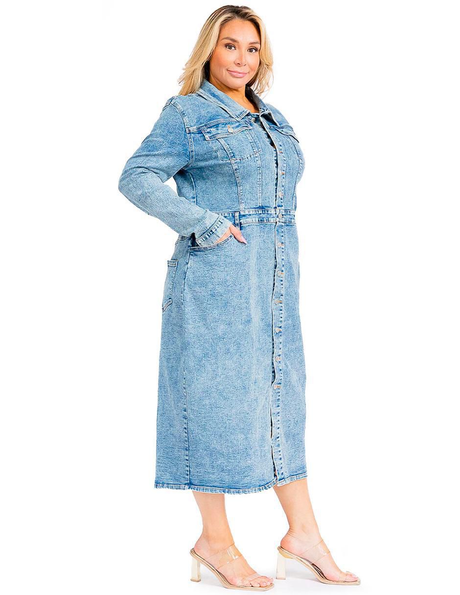 Vestido midi casual para mujer