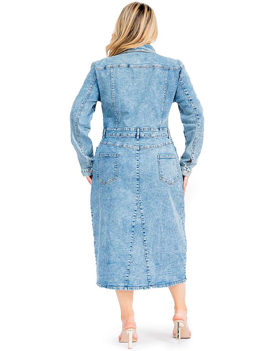 Vestido midi casual para mujer