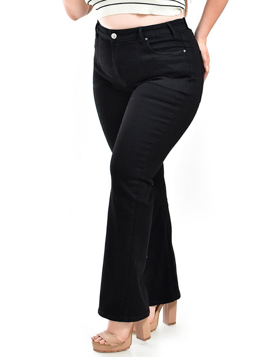 Jeans bota j-ch-zh-0101-negro para mujer 5