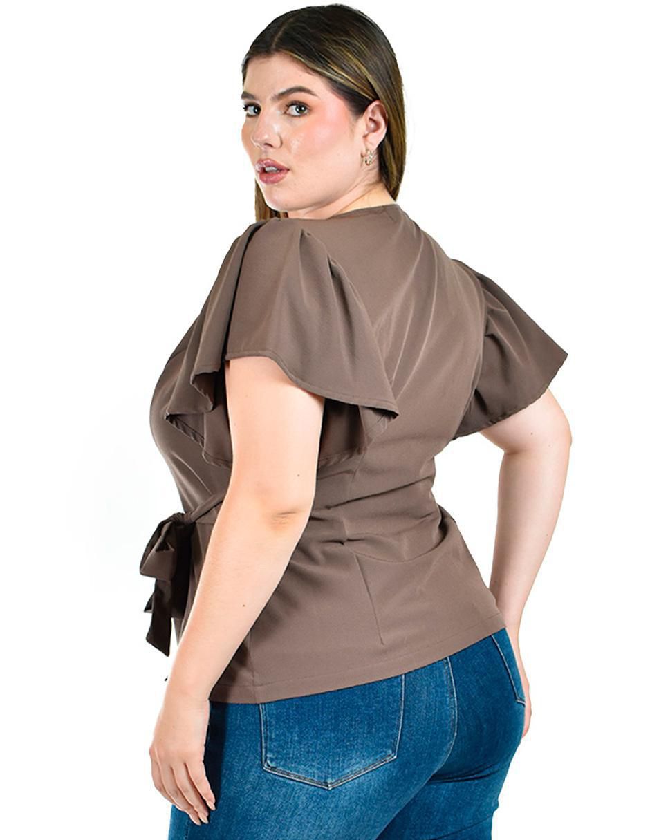 Blusa manga corta para mujer 7