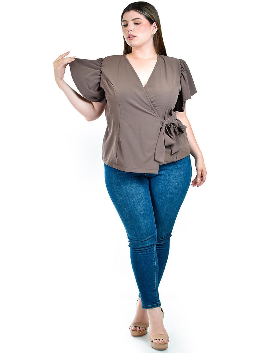 Blusa manga corta para mujer 8