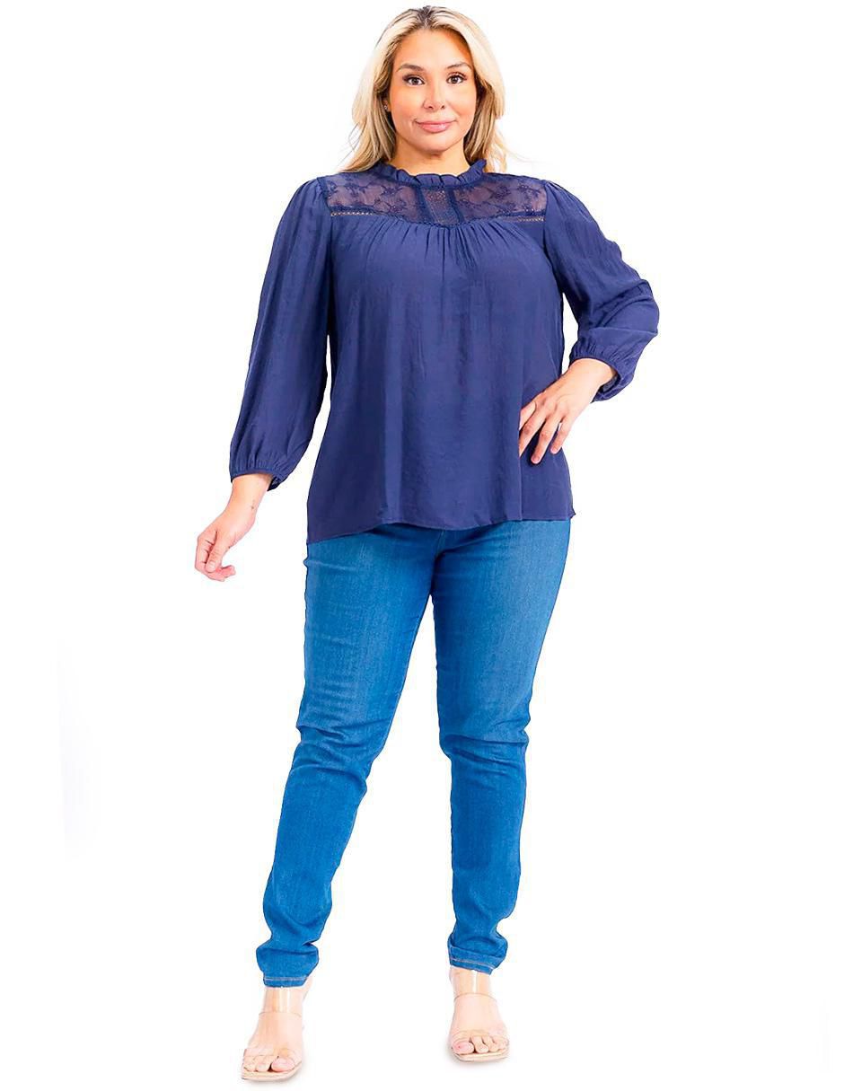 Blusa manga larga para mujer 10