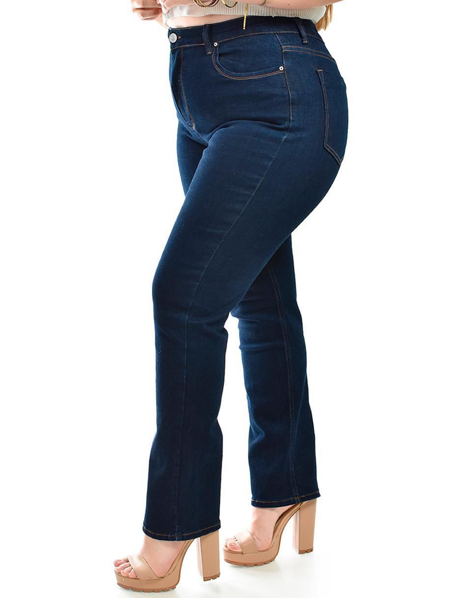 Jeans straight j-ch-zh-0102-dark para mujer 7