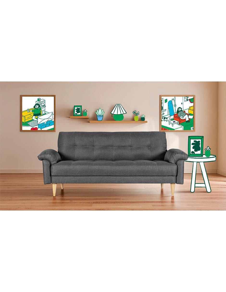 Sofá cama armable Salam de lino 2