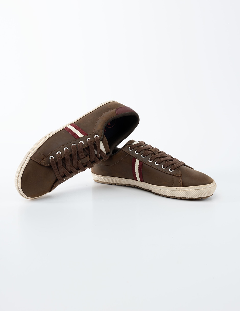 Tenis de piel para hombre