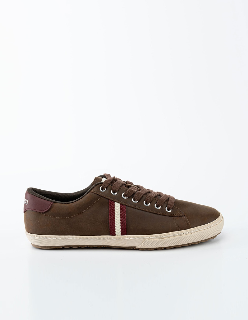 Tenis de piel para hombre