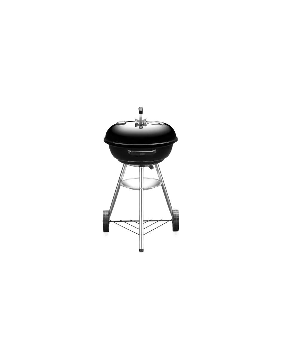 Asador carbón Weber Compact Kettle de acero porcelanizado