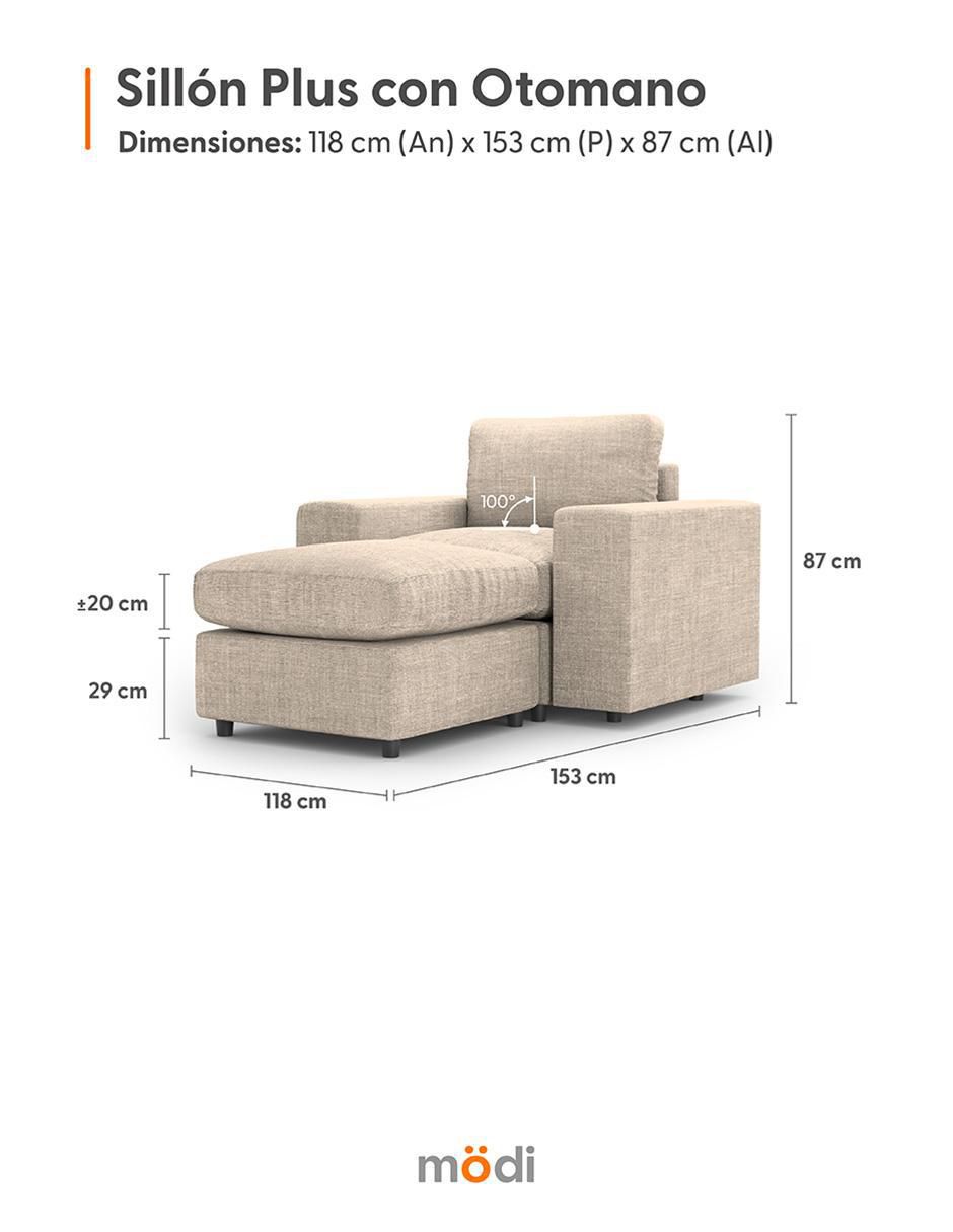 Juego de asiento con taburete Adapti Plus 12