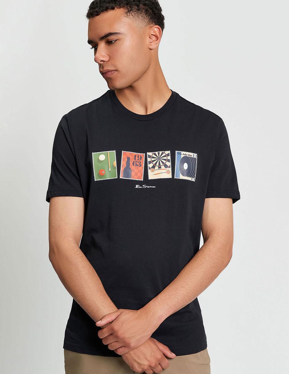 Playera Contemporáneo cuello redondo para hombre
