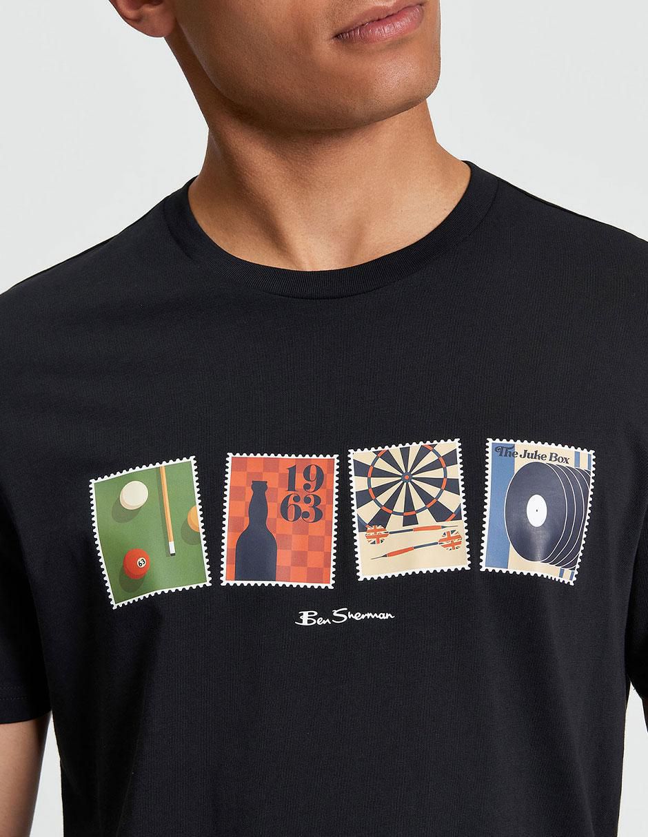 Playera Contemporáneo cuello redondo para hombre