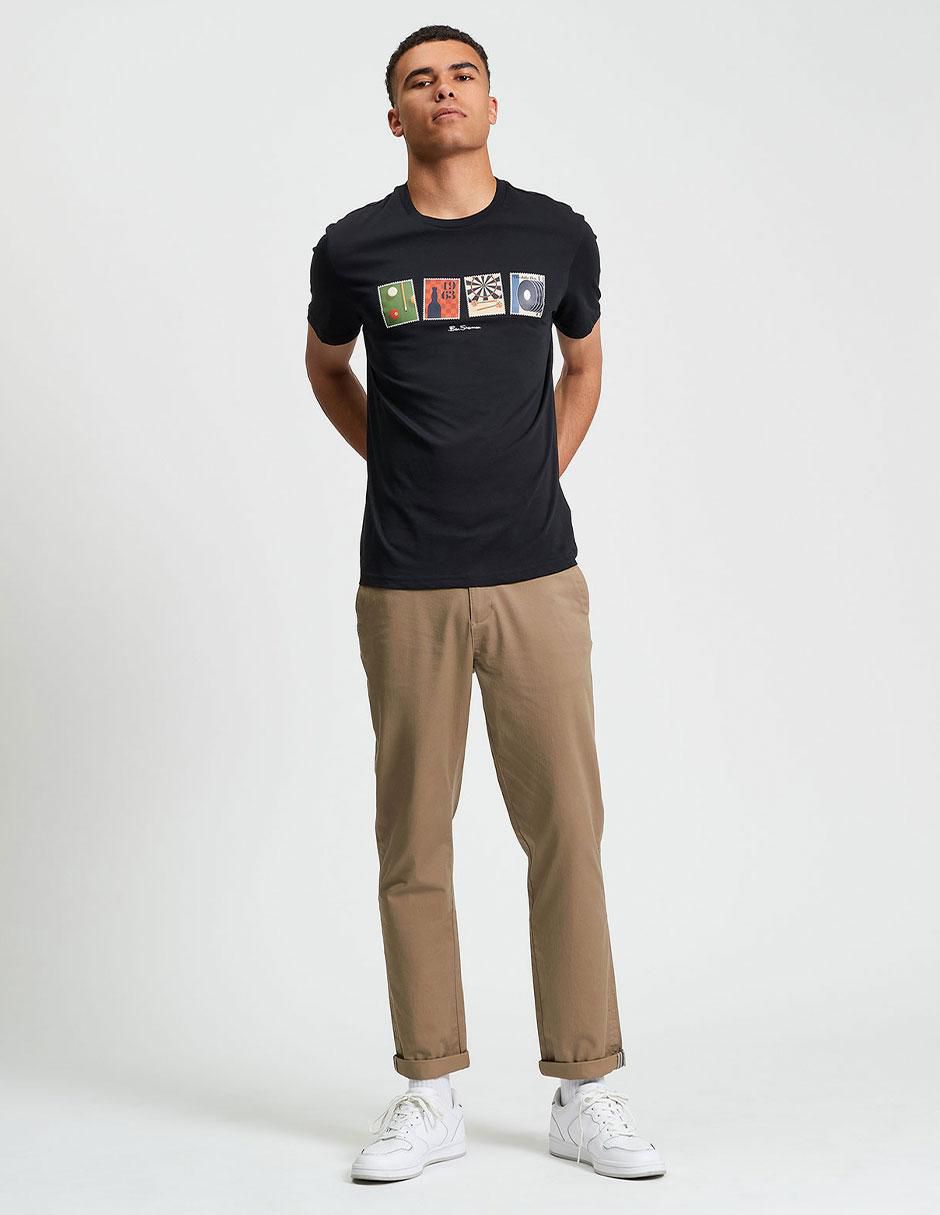 Playera Contemporáneo cuello redondo para hombre