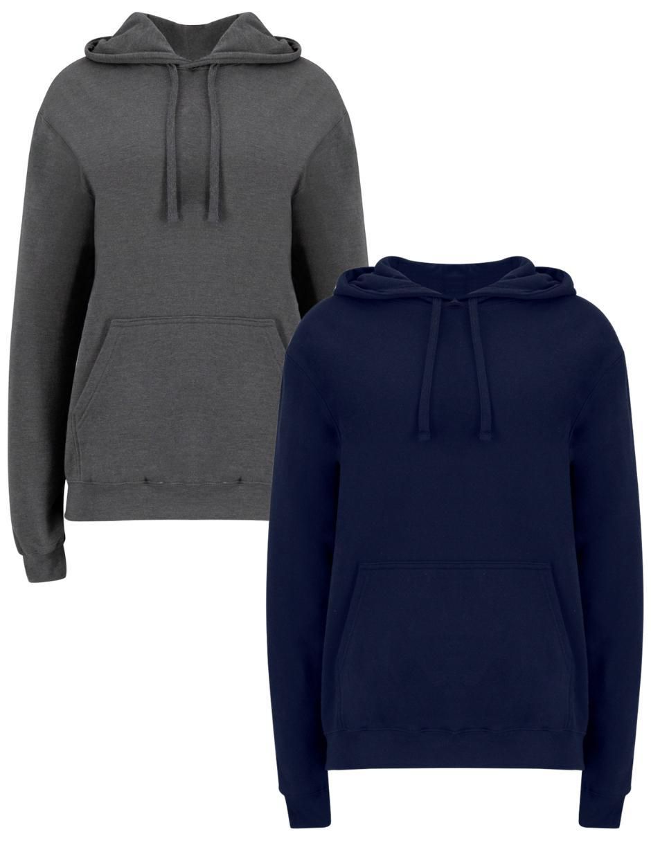 Sudadera con capucha y bolsa Básicos para mujer 1