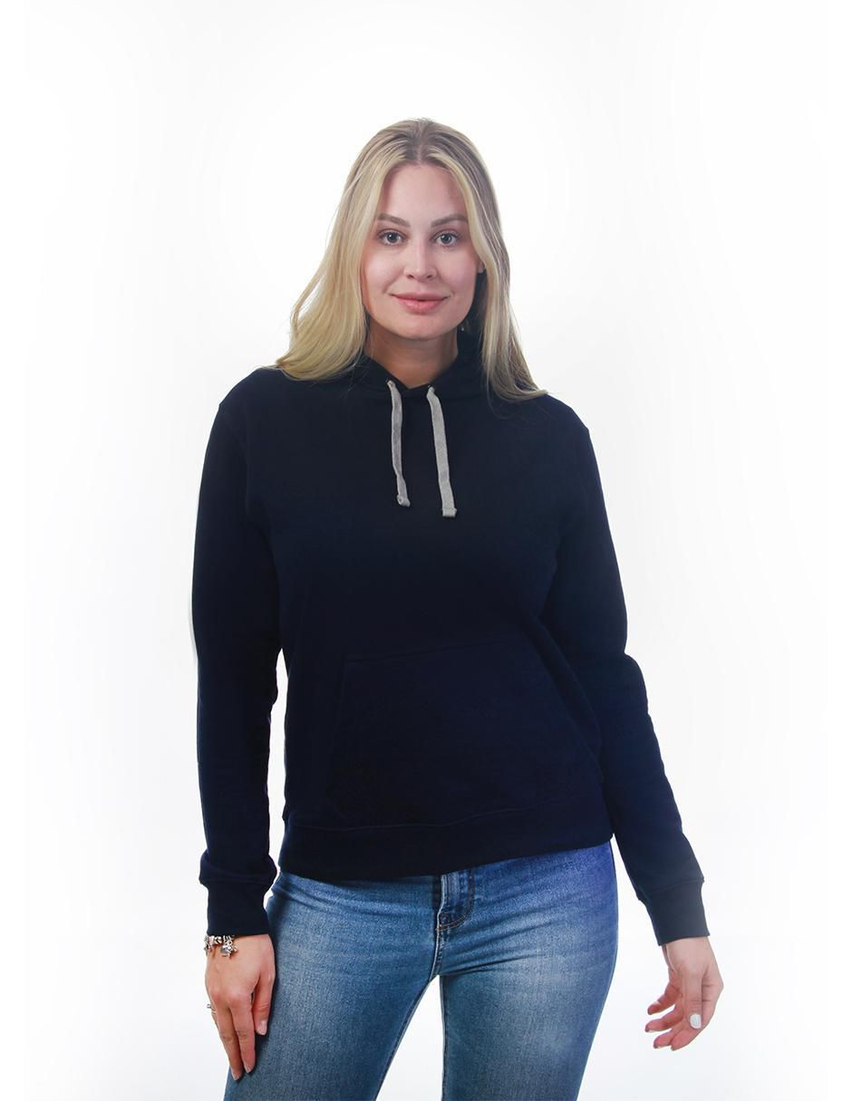 Sudadera con capucha y bolsa Básicos para mujer 7