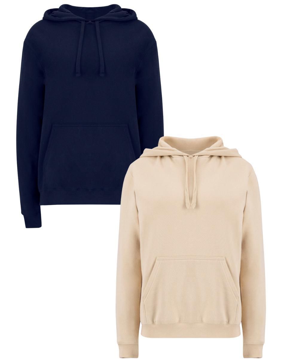 Sudadera con capucha y bolsa Básicos para mujer Sudadera con capucha y bolsa Básicos para mujer