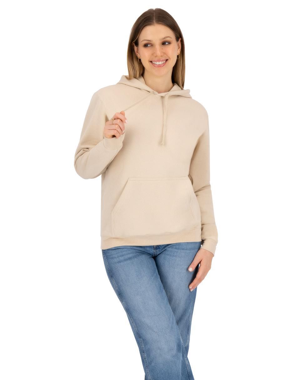 Sudadera con capucha y bolsa Básicos para mujer 4