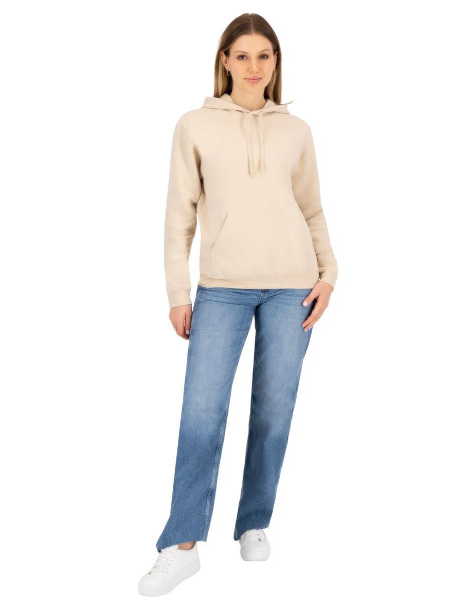 Sudadera con capucha y bolsa Básicos para mujer 9