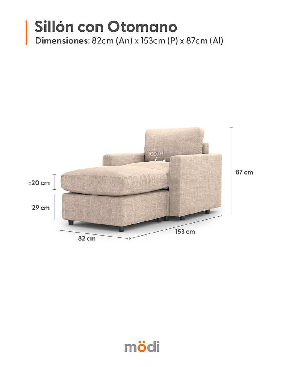 Juego de asiento con taburete Adapti 12