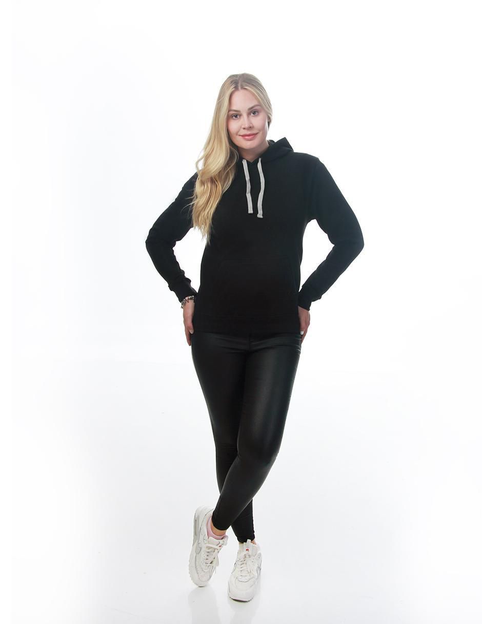 Sudadera con capucha y bolsa Básicos para mujer 4