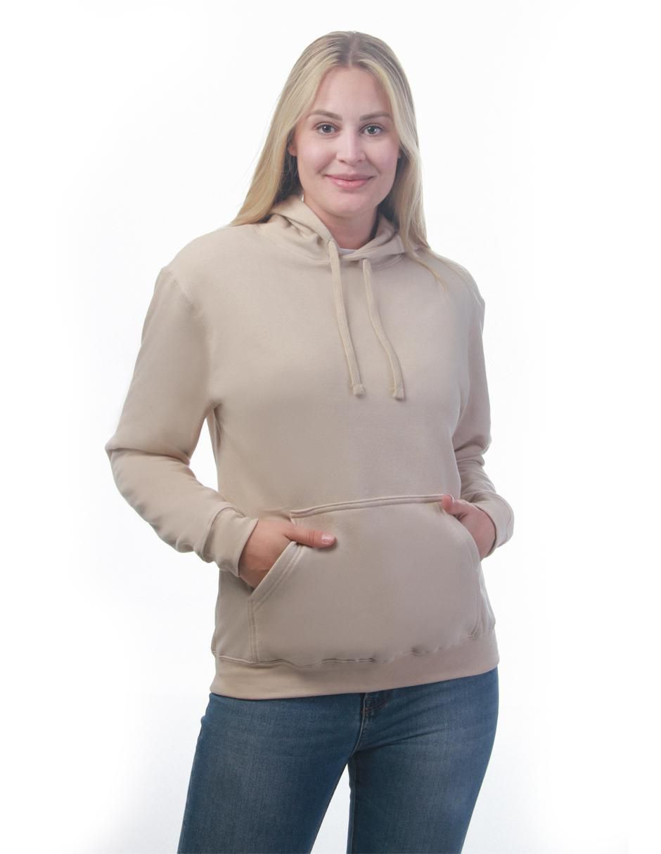Sudadera con capucha y bolsa Básicos para mujer