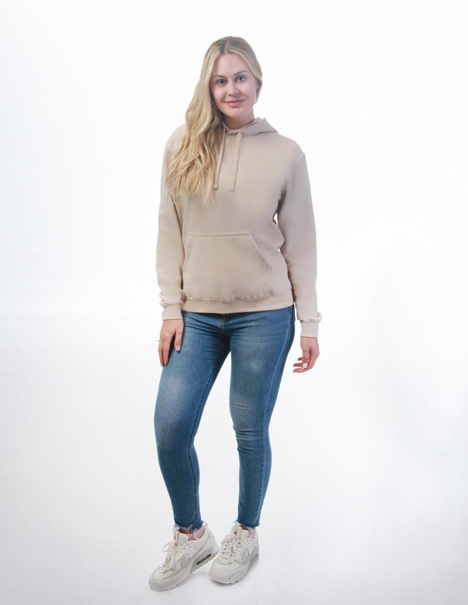 Sudadera con capucha y bolsa Indicum Denim Básicos para mujer