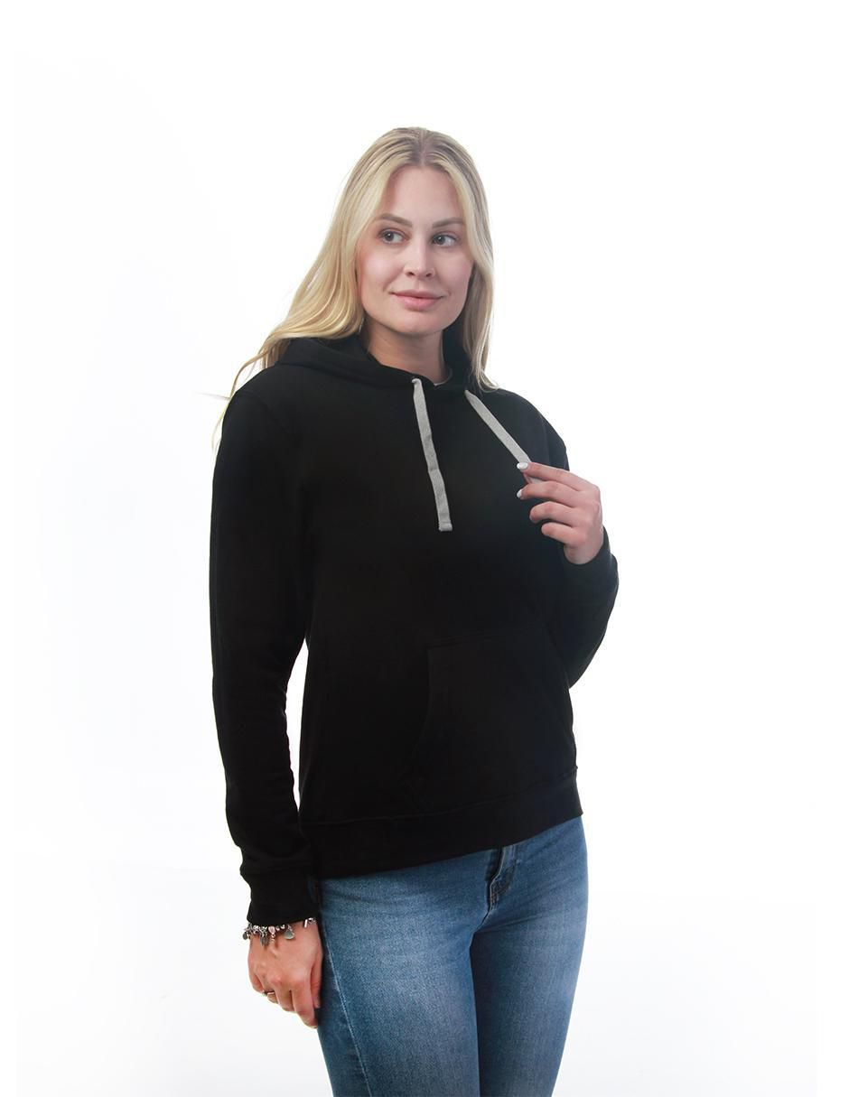 Sudadera con capucha y bolsa Básicos para mujer 2