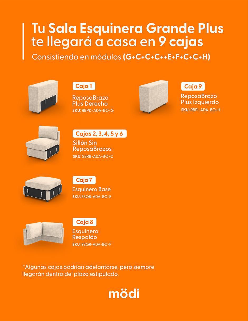 Sala modular Adapti Plus de poliéster 7