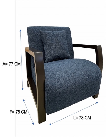 Sillón "de" madera pino 5